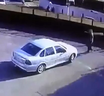 Old Man Paying NO Attention and hit and killed by Train 