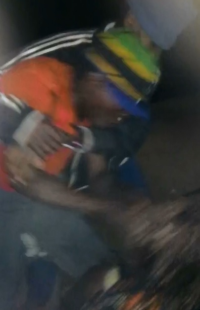 Shocking Video shows Black Woman Holding her Son being Dragged by her Hair 