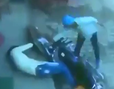 Man Knocked off his Motorcycle and Executed Point Blank 