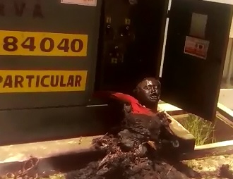 Brutal Up Close Footage of Man who was Burned Alive trying to Steal Copper 