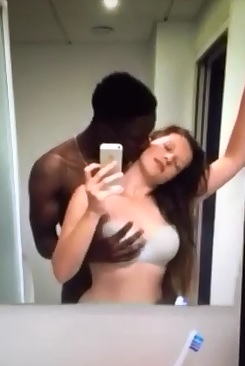 White Girl Posts Selfie Video of Herself Fucking a Black Guy to get Back at her BF 