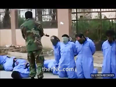 Man with Silencer on AK-47 Executes 10 Different Terrorists at Once (New) 