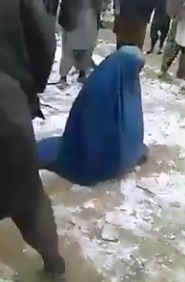 Sharia Law in Islam somewhere as this Woman is Bashed over the head while Wearing her Hijab 