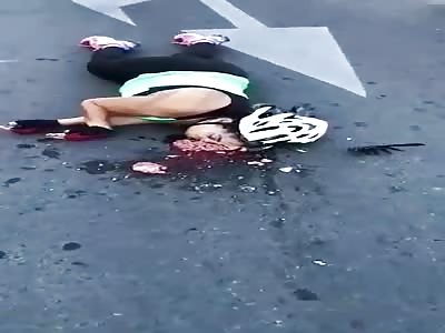 Brutal Aftermath of Female Runner Run Over in the Street 