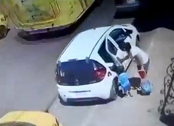 Hard to Watch Video of Kid Running from his Mom and Getting Killed by Truck 