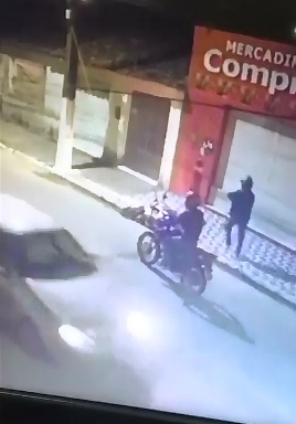 2 Angles of Motorcycle Hitman Murder right in Front of the Camera
