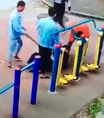 Never Ending Vicious Cleaver Attack at Playground 