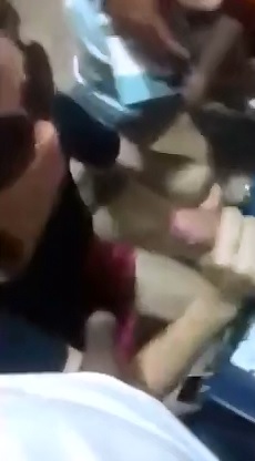 Girl Sucks 3 Cocks of her Friends Bf's at house Party 