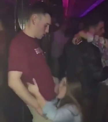 Girl with Big Ass starts Blowing Random Guy she Just Met 