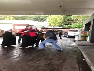 Altercation at Shell garage in UK.