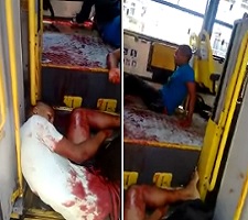 Robber Killed and Victim in Pain Vomits!