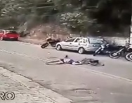 Two Girls on a Bycical Loses Control , 1 died
