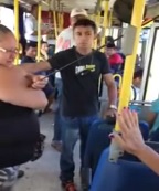 WTF: Lady Shot with an Arrow on a Bus