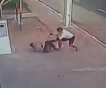 Knife Attack at Bus Stop