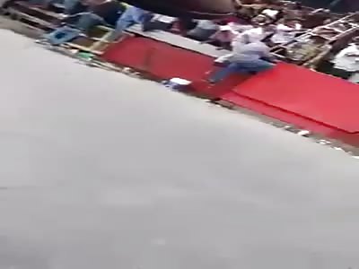 Guy killed by bull - other angle of the video posted yesterday