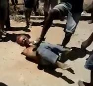Rapist Caught and Beaten by Crowd of Pissed of People