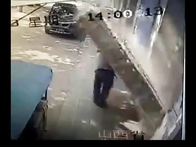 Wall Crashes Down on Old Man Killing Him
