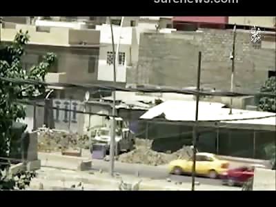 Terrorist Throws an IED Device on Humvee Killing the Ocupants