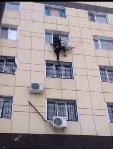 Girl High on Drugs Falls From Her Apartment Building
