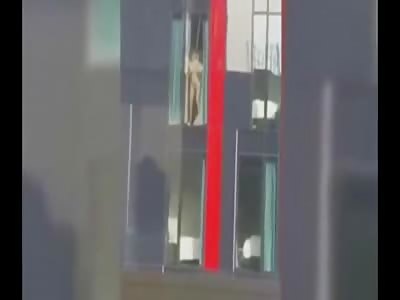 Guys at Work in Office Building Filming and Laughing at Couple Having Morning Sex