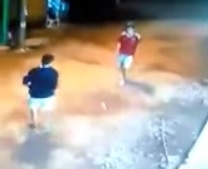 Teenager Killed with a Machete Slices His Neck.. Watch the Blood
