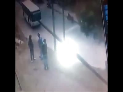 Man Being Killed with a Point Blank Shot 