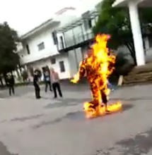 Man Commits Suicide by Self Immolation