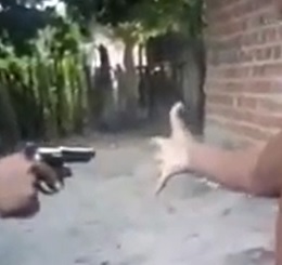 Man Shot Through the Hand for Stealing