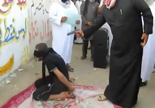 Islamic State Giving Morality Classes . (Executed Accused of Homicide)