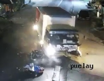Biker Destroyed by Truck..Killed Instantly in Horrific Way 