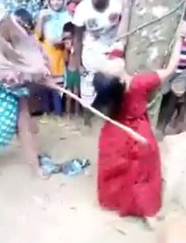 Lovers Brutally Beaten in the Street by Angry Crowd