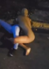 Girl Stripped Right out of Her Dress During Street Fight