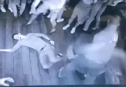 Russian Dude BRUTALLY KO's an Entire Group of Friends 