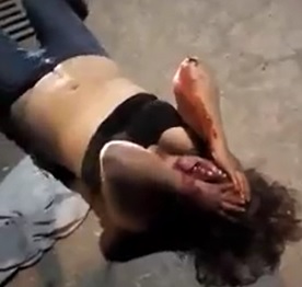 Girl Gets Stomped out For Trying to Assault the Wrong Cab Driver