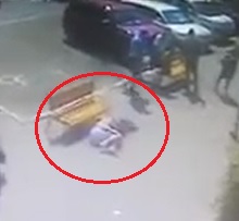Suicide Jumper Lands Right on Man on a Park Bench