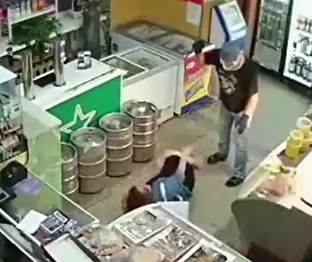 Psycho Brutally and Repeatedly Stabs Woman with Butcher Knife