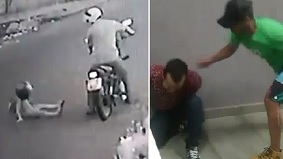 Favela's Thugs Beat Man After he Kicked his Stepson .