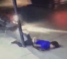 Ouch... Kid Gets Wrapped Around Pole