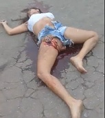 Pretty Girl Killed and Split From Accident
