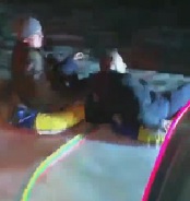 Morons Killed Sledding Behind a Car Hit Head On by Another Car 