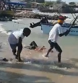 Guy is Beaten to Death on a Beach for Trying to Kill a Girl