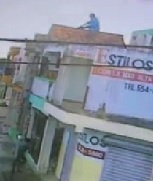 Guy Chasing a Thief Falls off Roof