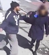 NYC: Dude Randomly Punches Woman on the Street