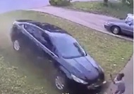 Teen Driver Crashes into Little Girl Playing In Her Yard