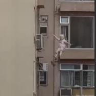 Depressed Old Naked Woman Jumps to Her Death