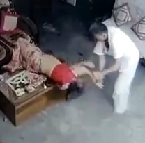 Dude SAVAGELY Beats His Wife