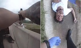 Bodycam Shows Chase Suspect Jumping From Bridge to Escape Police