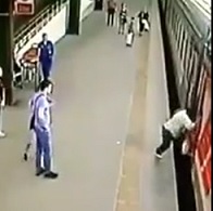 Lady With Shitty Balance Sucked Under Train and Crushed