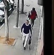 Guy Parks Car Then is Killed by Running Assassin 