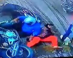 WTF: Bull Runs Head First into Scooter Killing Baby